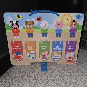 Melissa & Doug Colorful Daily Routine Board